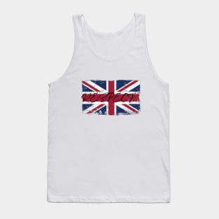 Respect UK British Flag Worn Tank Top